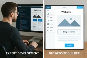 Expert Website Development vs DIY Builder Tools